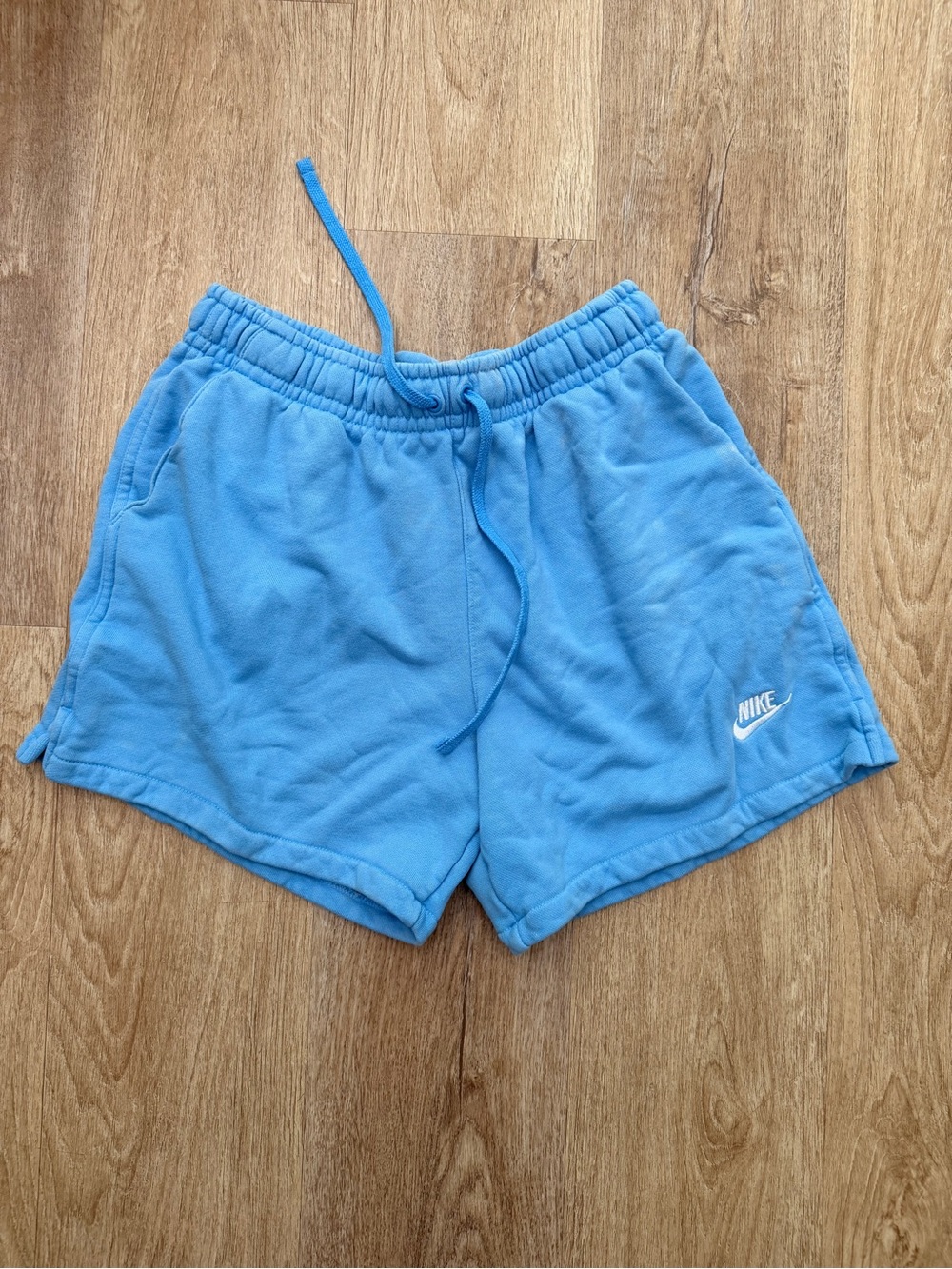 🌟 Nike Men's Sky Blue Fleece Athletic Shorts